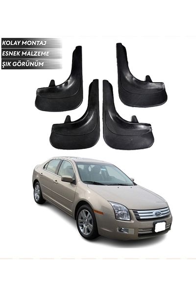 SONİKON LİNE Ford Fusion 2002-2012 Compatible 4-Piece Mudguard Mudflap Dust Cover Modified