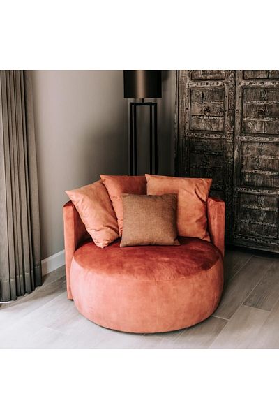 House One Side Chair| swedish wood and Velvet - Grey - 110x85 cm