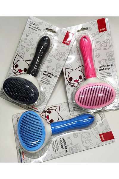 Hobimos Pet and Macrame Comb with 1 Button Automatic Cleaning