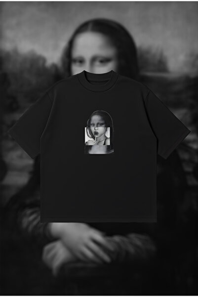 PURE POWER تي شيرت من القماش السميك القطني المطبوع كبير الحجم للجنسين من Glit...