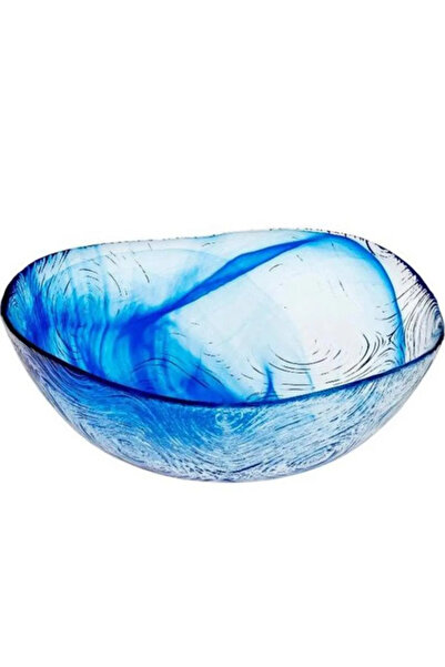 Home Linden Batik Cam Salata ve Meyve Karıştırma Kasesi