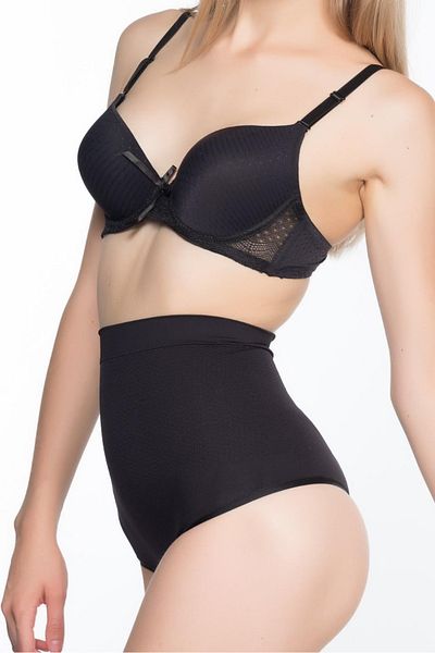 emosavm Black Emay 2054 Massage String Corset