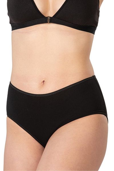 emosavm Black Emay 1442 Modal Coton High Waist Panties