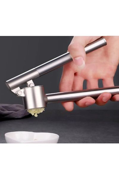SyaMAG Presă De Usturoi, Oțel Inoxidabil, 16 Cm