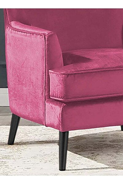 House One Velvet Royal Chair with Wingback and Arms