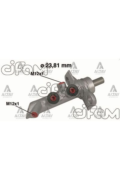 Orjinal Brake Main Center Megane Ii 02-08 / Scenic Ii 03-09 Aluminum 23,81mm-[Product_Code]