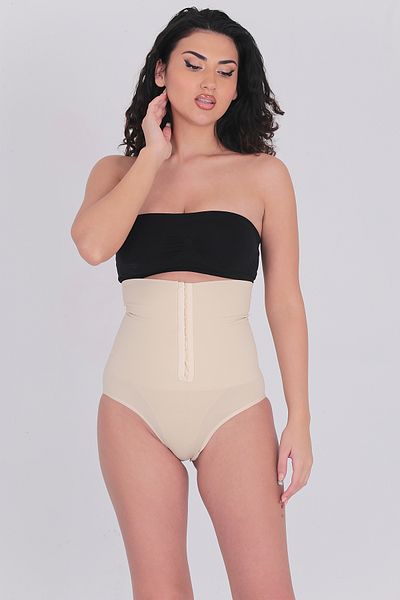 bazaar-turkey all you need High Waist Slip Corset with Agrafla 5521 Skin