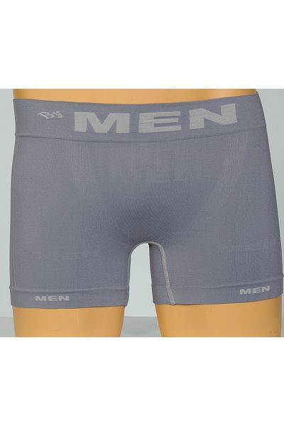 bazaar-turkey all you need Men's Seamless Boxers 9005-1 Gray