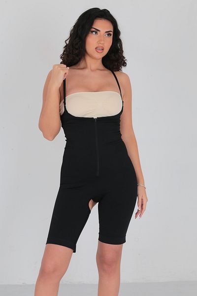 bazaar-turkey all you need Zippered Open Bottom Full Length Corset 5522 Black