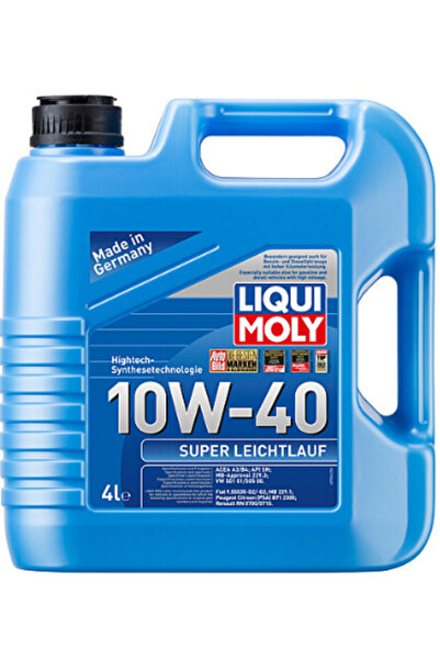 Liqui Moly Super Leichtlauf 10W-40 Motor Yağı (4 Litre) Yeni Üretim Tarihli