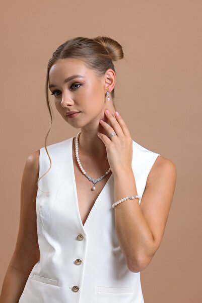 Birinci 14 Ayar Altın 6 mm Doğal İnci Kolye