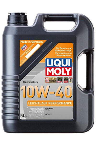 Liqui Moly Leichtlauf Performance 10W-40 (5 Litre) Yeni Üretim Tarihli