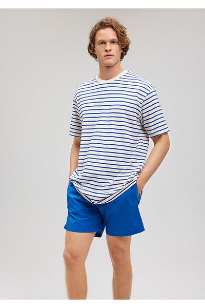 Mavi Marineblaue kurze Badeshorts 0910879-70913