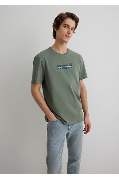 Mavi Τυπωμένο λογότυπο Khaki T-Shirt Regular Fit / Regular Fit0610943-80692