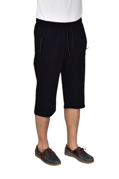 BAGLAN Ανδρικό ύφασμα Lycra Capri με ίσιο πόδι μεγάλου μεγέθους BGL-ST04618