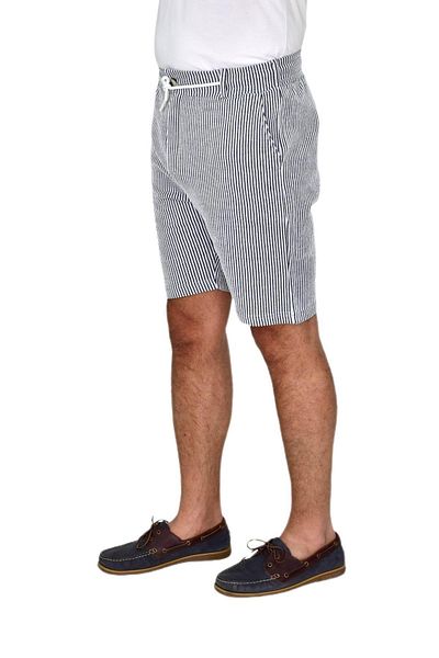 BAGLAN Men's Striped Pocket Lycra Shorts Bgl-St04624
