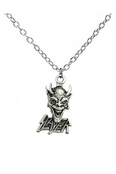 Herşey Nota Slayer Rock Metal Style Chain Necklace
