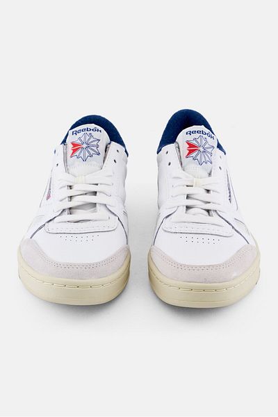 Reebok حذاء تنس LT Court برباط للرجال، أبيض