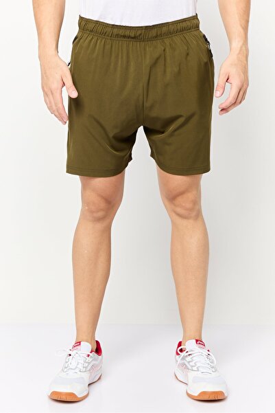 Mister شورت تدريب رجالي رياضي Fit 5 Inseam، زيتوني داكن