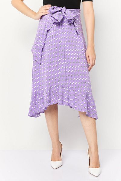 Maje Women Allover Print Midi Dress, Multicolor