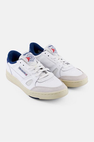 Reebok حذاء تنس LT Court برباط للرجال، أبيض