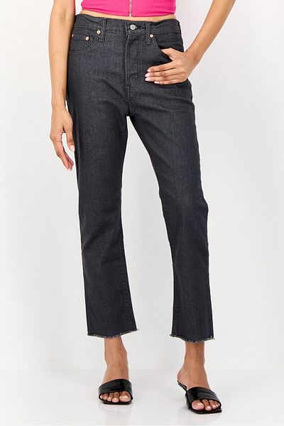 Levi's Women Regular Fit Solid Stretchable Denim Jeans, Wash Grey