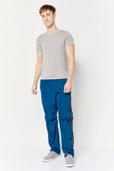Tommy Hilfiger X Lewis Hamilton Men Regular Fit Brand Logo Track Pants, Blue