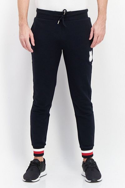 Tommy Hilfiger X Miffy Men Brand Logo Drawstring Jogger Pants, Navy
