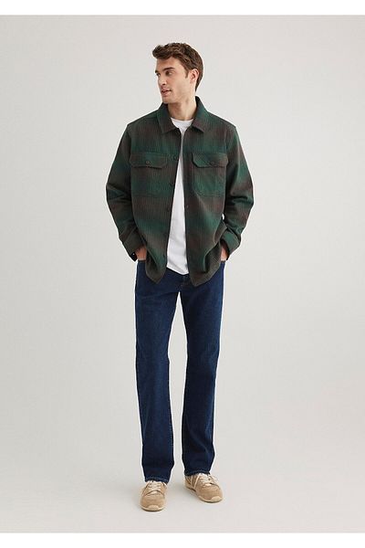 Mavi Καρό πράσινο πουκάμισο Loose Fit / Loose Relaxed Fit 0211332 -89070