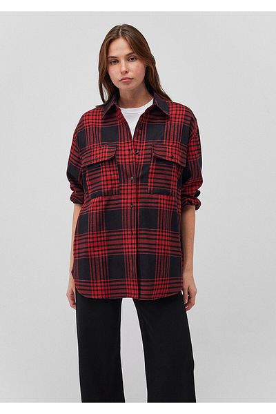 Mavi Checkered Red Shirt Oversize / Wide Cut 1210993 -80116