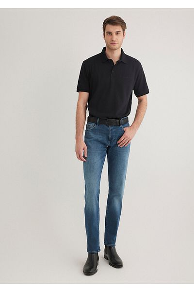 Mavi Μαύρο μπλουζάκι Polo Regular Fit 0612520 -900