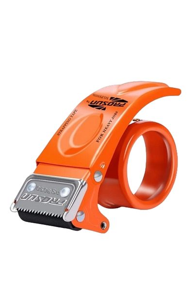 OEM Dispenser banda adeziva, ideal pentru colete, cutter banda, din otel, portocaliu