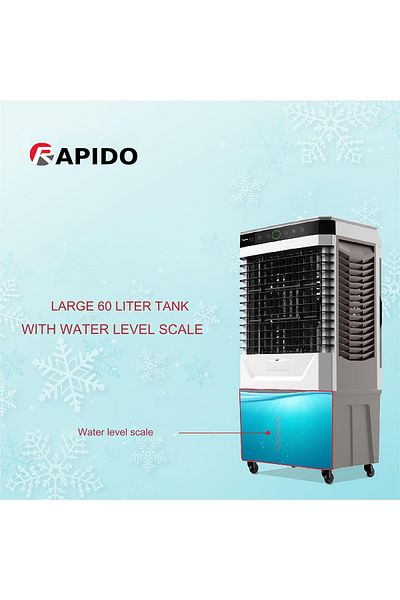Rapido Everest 9000d Air Conditioner Fan Cooler 200w 60l Tank