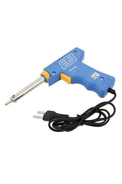 OEM Soldering iron with cable, Low-High power 30-80W, 230V, tip diameter 1.5 mm, blue