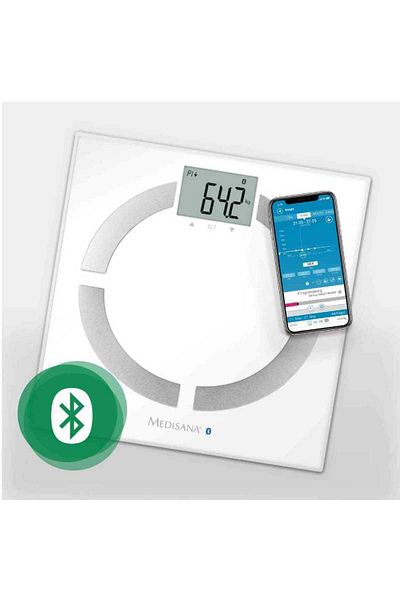 medisana Medisana 40444 BS 444 body scale, 8 users, IOS/Android connection, White