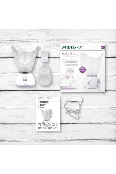 medisana Medisana FSS 88245 facial sauna, 2 interchangeable heads, White/Grey