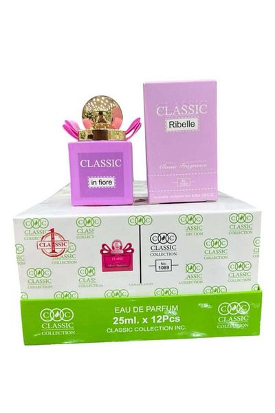 genric Rebel perfume for women (classic collection), 12 pieces, 25 ml