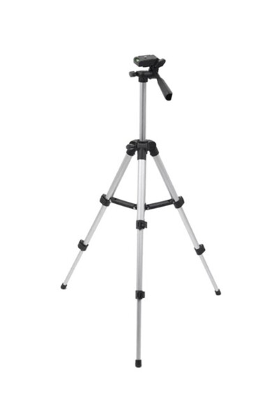 OEM Extendable and adjustable photo tripod, 106 cm, 4 sections, aluminum and plastic, black/silver