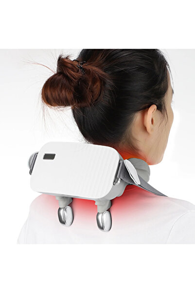 Mimelon جهاز تدليك الرقبة والكتف بثلاث درجات حرارة مُهدئة | جهاز تدليك شياتسو...