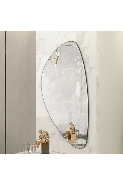 Marsah Home Decorative wall mirror, asymmetric Garcia, 120x60 Cm