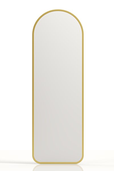 Marsah Home Luna Semi-Oval Wall Mirror 180x70 Cm Gold
