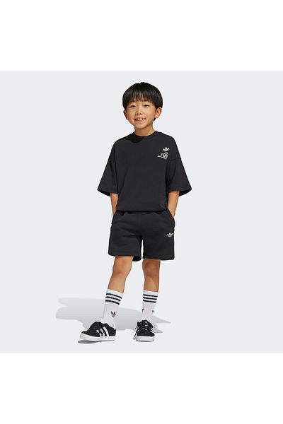adidas Originals Kids Black Shorts Set
