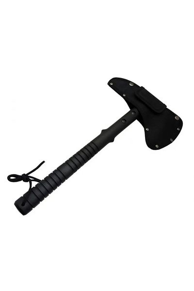 Foxter SOG axe, stainless steel, non-slip handle, 41 cm, blade cover, rainbow