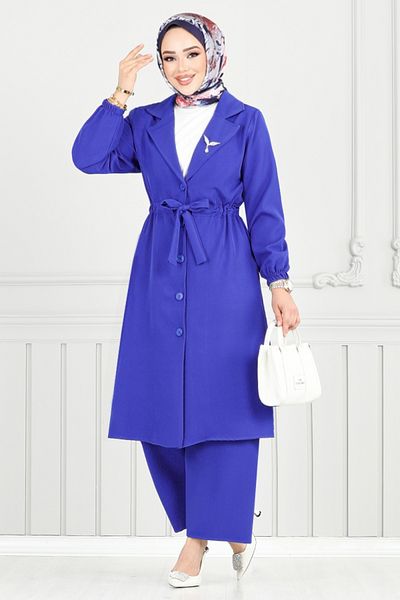 ModaMerve Double Suit with Tunnel Waist 021Mr1077-M Saks