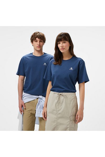 converse Tricou clasic unisex bleumarin