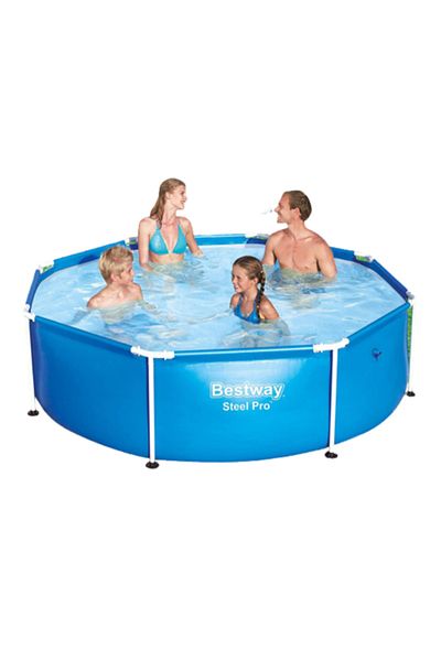 BESTWAY Steel Pro Frame Pool 244X61Cm-26-56431