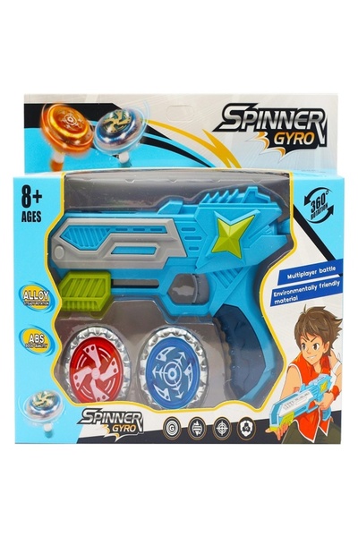 rexa لعبة قاذفة دوارة - مجموعة معركة دوارة مع قاذفة ناسفة للأطفال