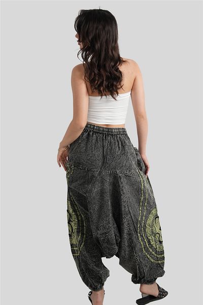 Miss Boheme Gray Color Unisex Bohemian Nepalese Baggy