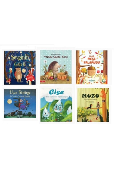 TÜRKİYE İŞ BANKASI KÜLTÜR YAYINLARI Set Sevginin Gücü-uçan Süpürge-yemek Seçe...