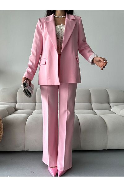 Moda İkra Blazer Jacket Pants Two-Piece Set